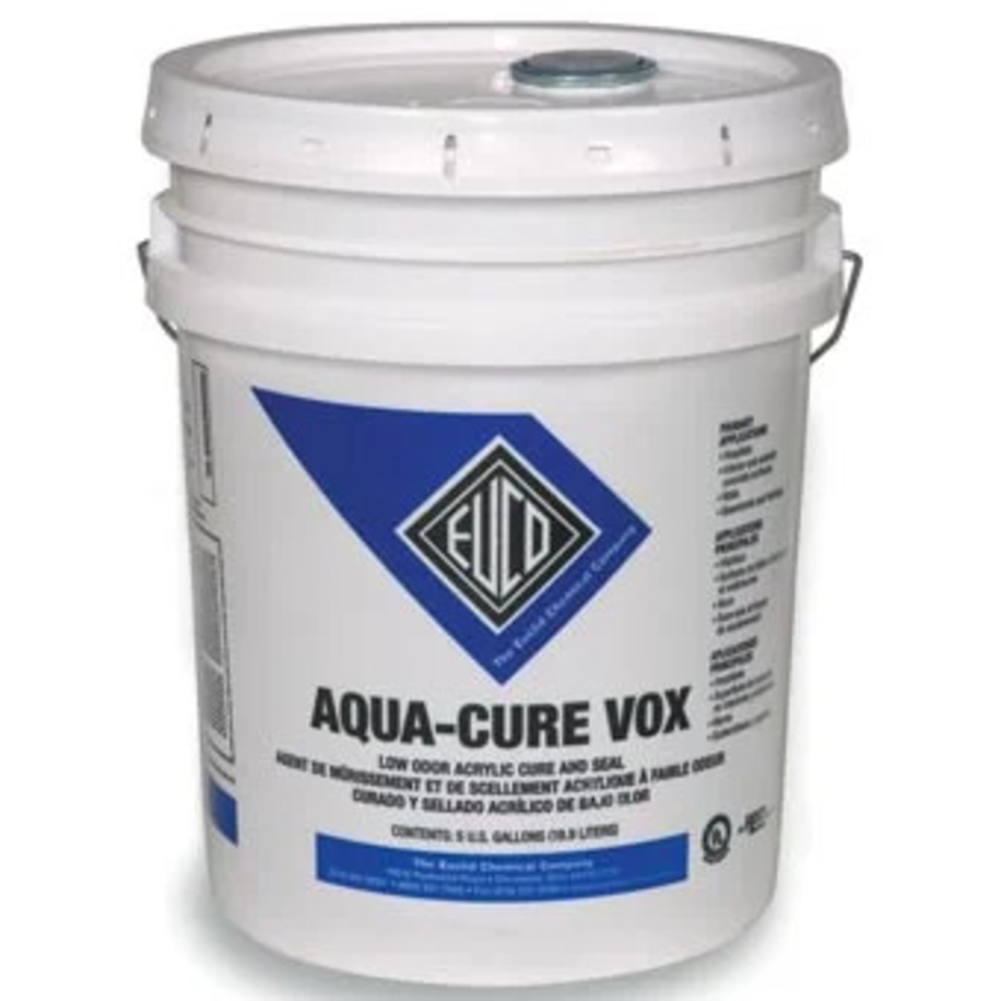 Euclid Chemical Aqua-Cure VOX Water Based Low Odor Membrane Forming Liquid 5 Gallon